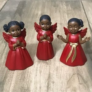 African-American Cherub Figurine Set ***SALE - 3 for $36***